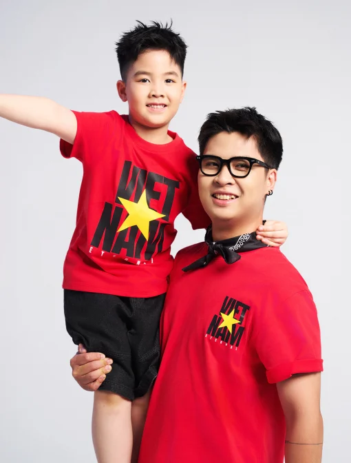 Áo phông unisex người lớn Ngôi sao Vietnam - Ảnh 2