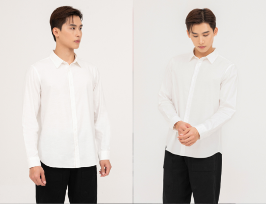 Phối đồ với áo sơ mi hot trend cho nam với áo sơ mi dài oxford 