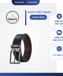 Thắt lưng da nam da mềm cao cấp MIAA dây nịt khoá hợp kim đúc dây tự động Khoá Kim