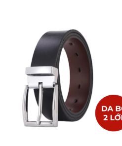 Thắt lưng da nam da mềm cao cấp MIAA dây nịt khoá hợp kim đúc dây tự động Khoá Kim