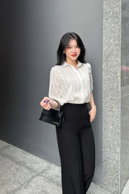 mẫu áo sơ mi nữ