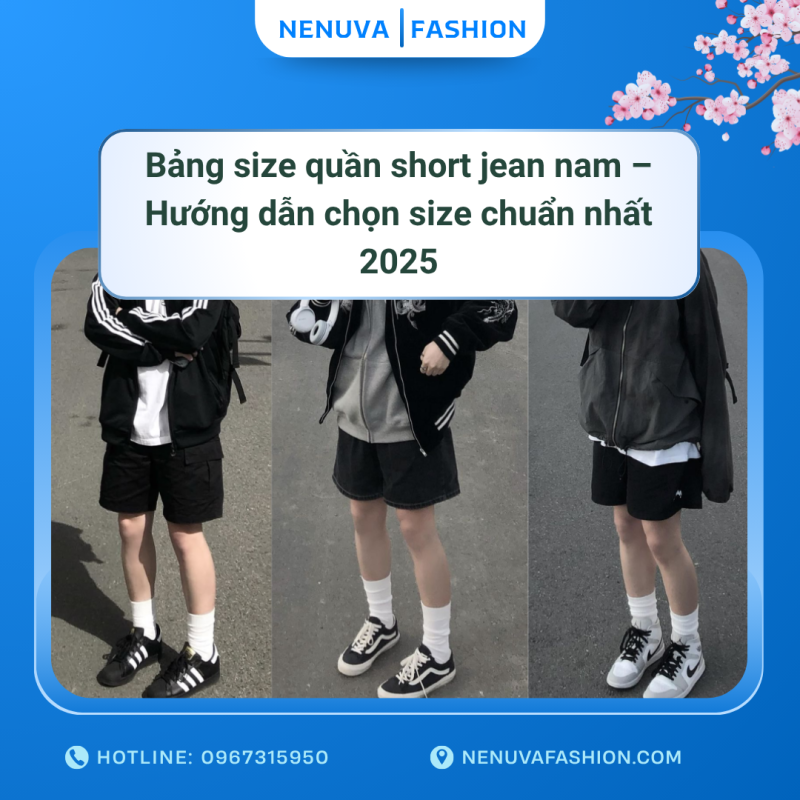 quần short jean nam