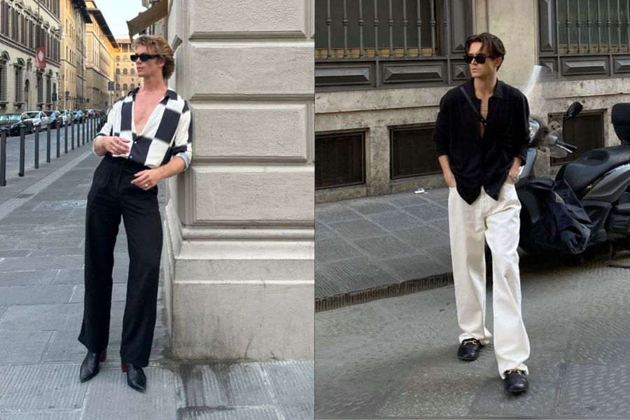 Phối đồ với kính ram Nenuva Fashion