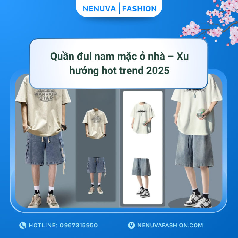 Quần đùi nam mặc ở nhà